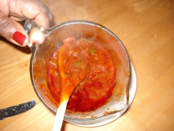 sauce in a jug